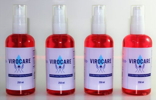 Virocare anti-microbial liquid foaming soap 250 ml - Image 2