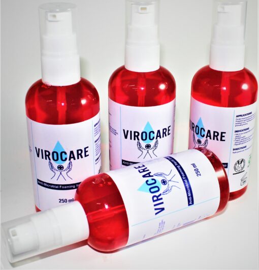 Virocare anti-microbial liquid foaming soap 250 ml